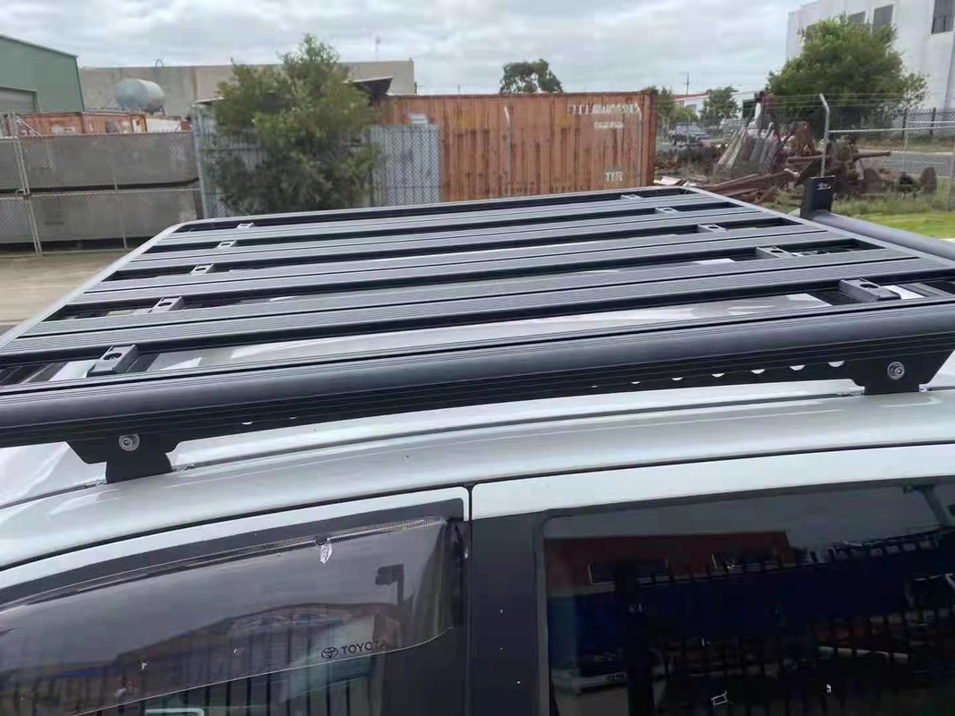 Aluminium Roof Rack for Toyota HILUX 2015+ Mk8 Mk9 Revo Black - Slim Factory Fitment