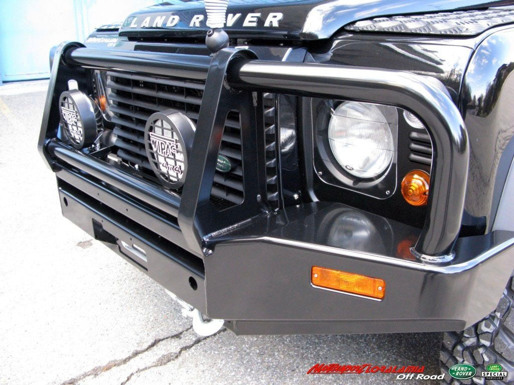 Steel Winch Bumper for Land Rover Defender L316 (1990-2016) Metal Bull Bar Oz Style