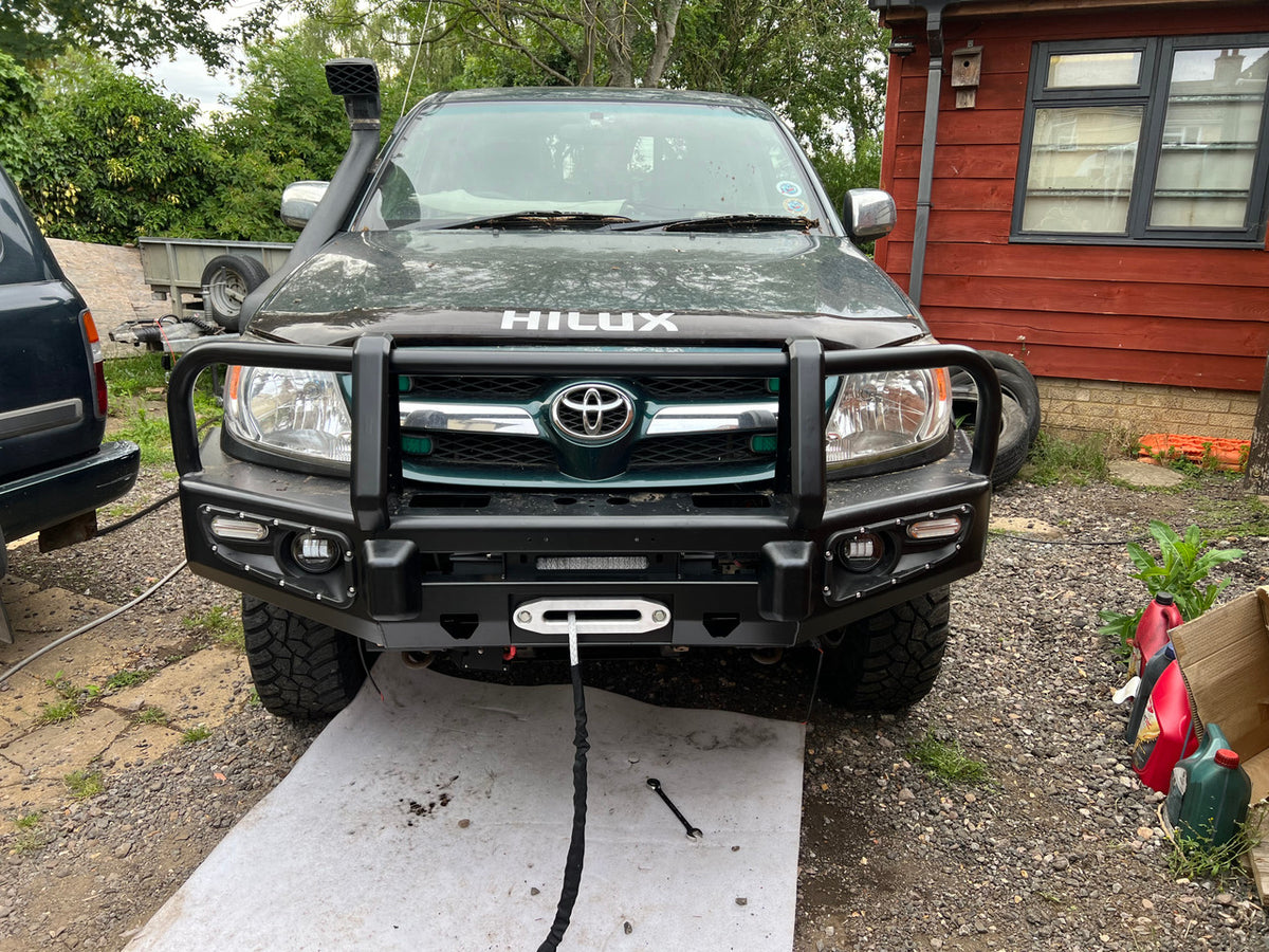 Steel Winch Bumper for Toyota Hilux Mk6 (2005-2011) Metal Bull Bar Oz Style 4x4