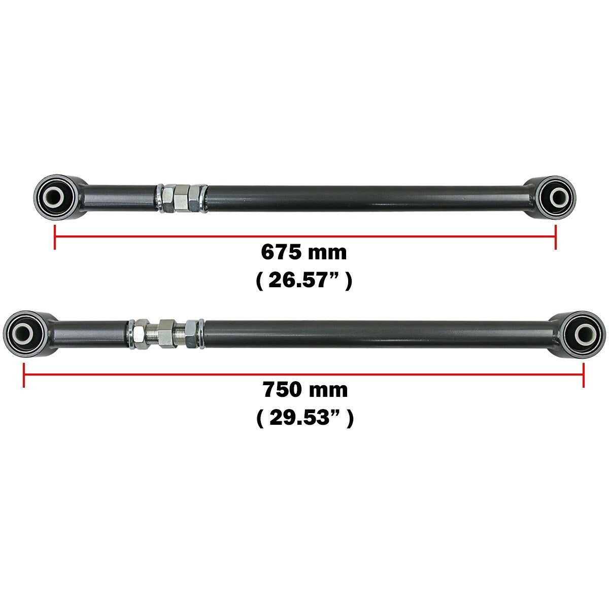 Adjustable Rear Upper Lower Trailing Arm Lift 2" For Land Cruiser 80 Series 105