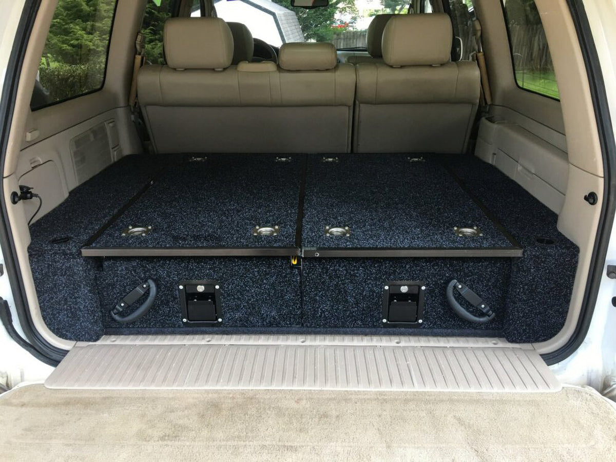 Sliding Storage Drawer System for Toyota Land Cruiser 100 Series Custom Fit Boot