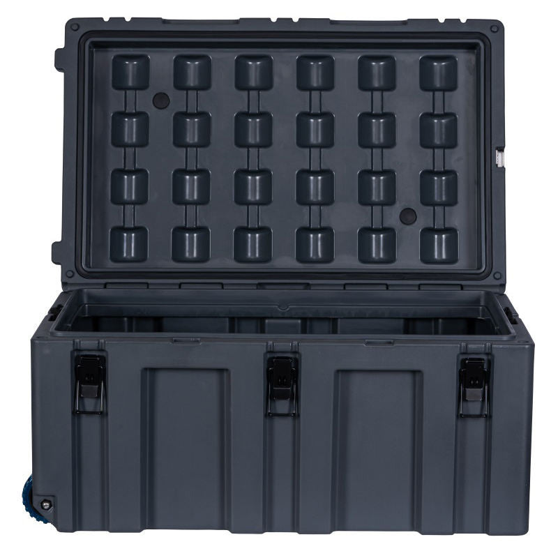 APEX4WD - 150L BLACK - Storage Overland Wheeled Case Box Waterproof Cargo 4x4
