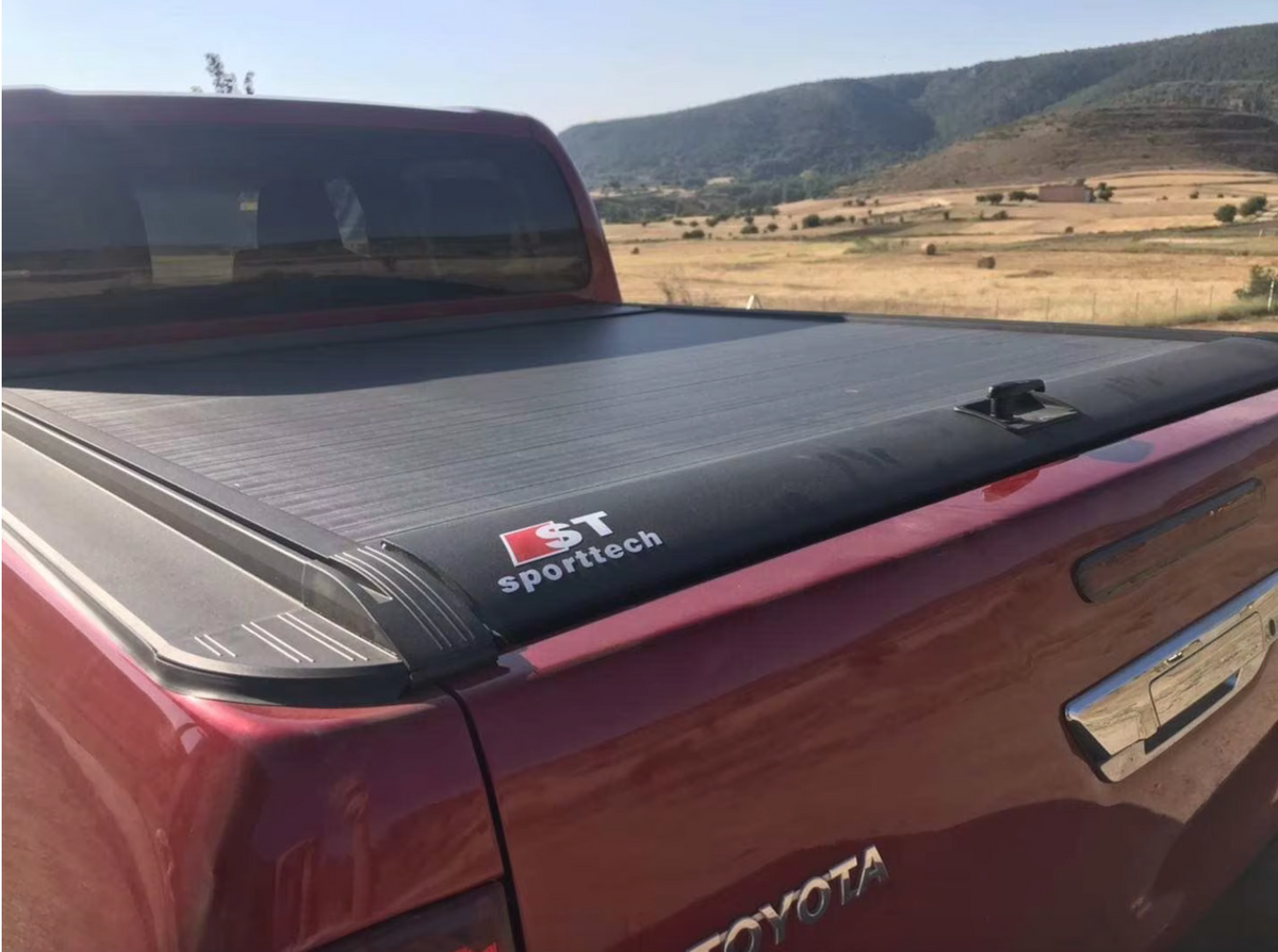 Tonneau Cover Roller Shutter for Nissan Navara NP300 2016+ Double Cab Bed Black