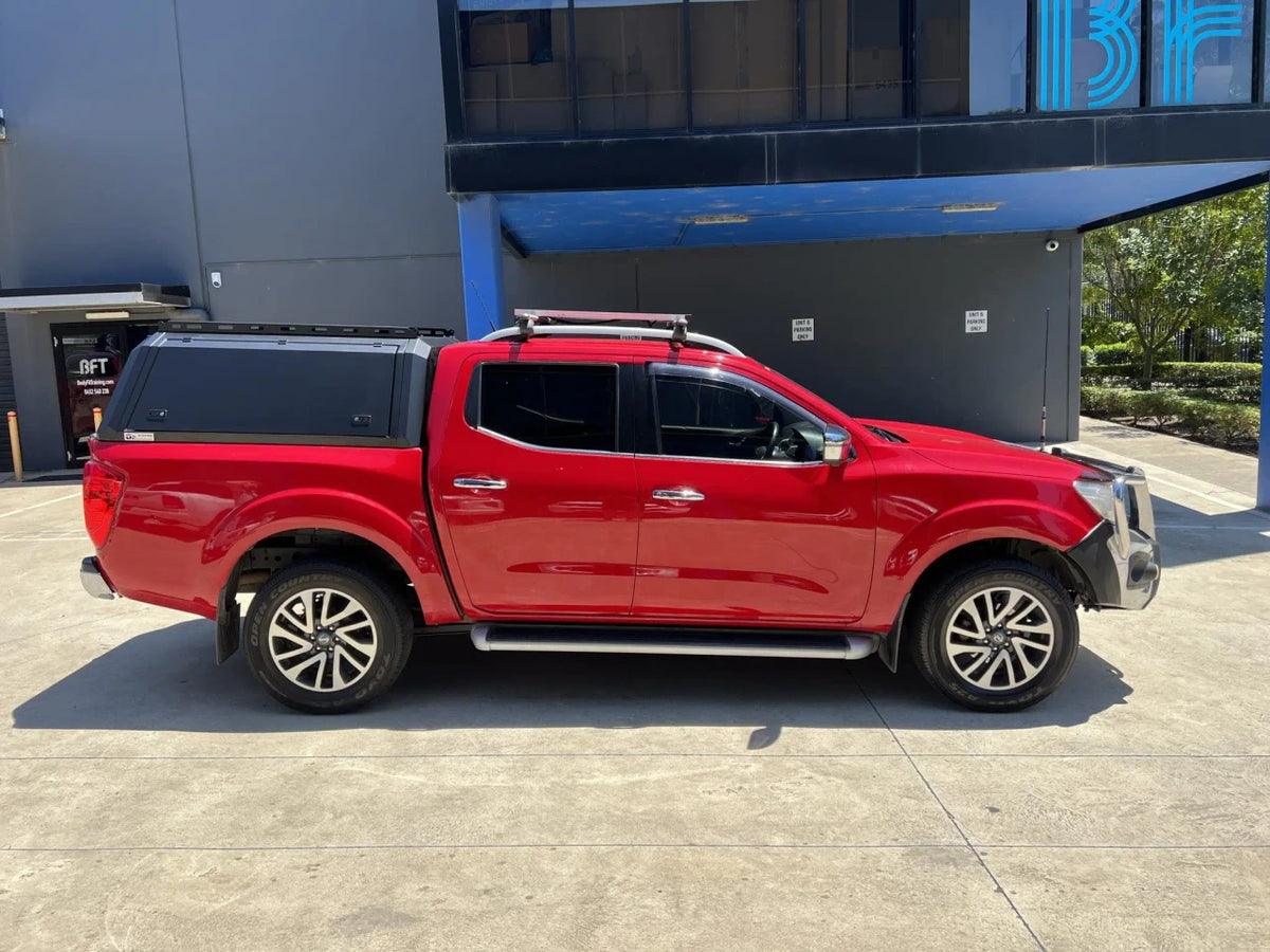 Rear Canopy Nissan Navara NP300 (2016+) Hardtop Double Cab Metal Black 4x4 Steel