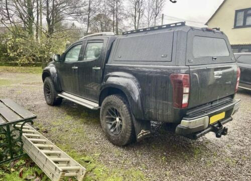 Isuzu D-Max Mk2 2012+ Rear Canopy Hardtop Double Cab Metal Black 4x4 Heavy Duty