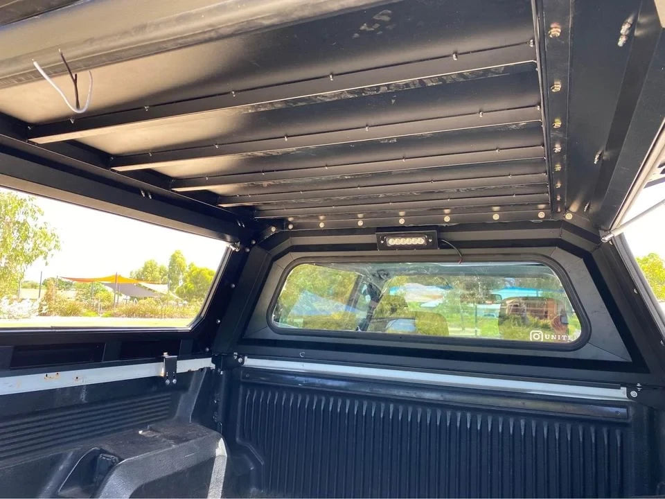 Canopy for FORD RANGER T6 T7 T8 (2012-2022) Rear Hardtop Double Cab Metal Black