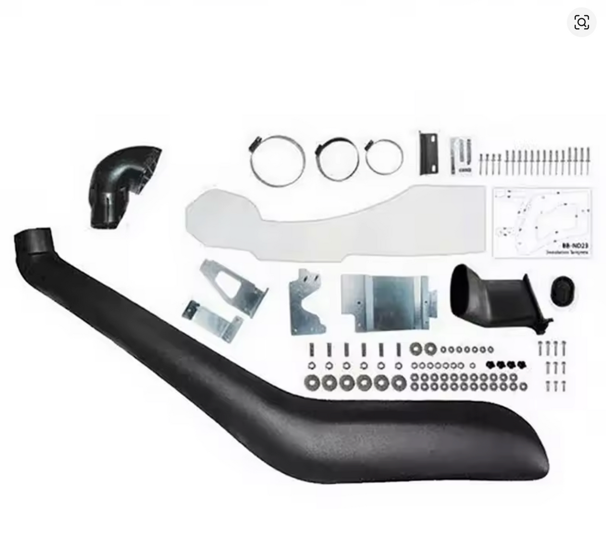 SNORKEL for NP300 NISSAN NAVARA (2015+) Raised Air Intake 4x4 Off Road D23 Kit