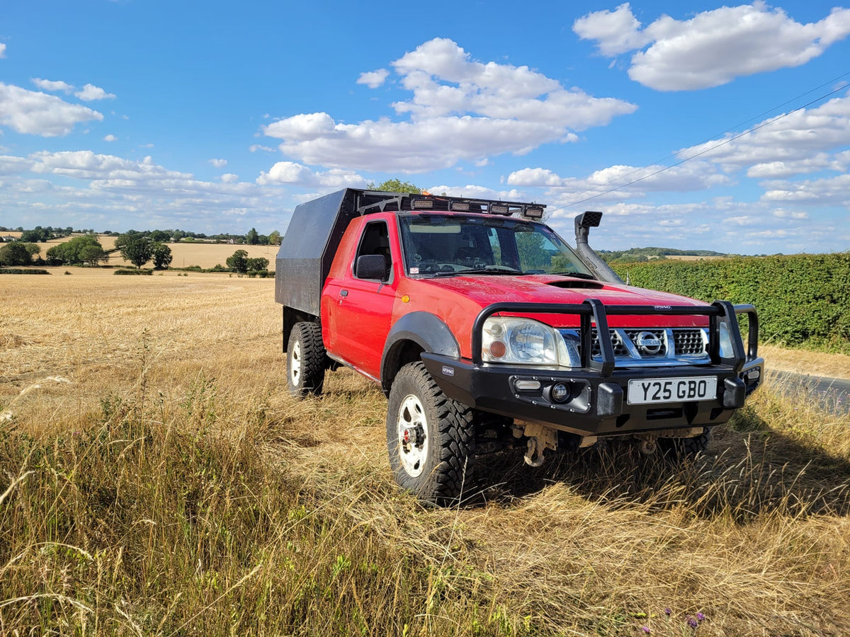 Steel Winch Bumper for NISSAN NAVARA D22 (1997-2005) Metal Bull Bar Oz Style
