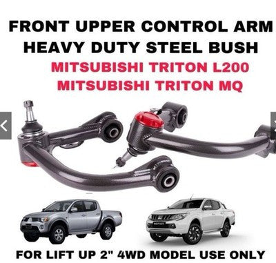 2" Front Upper Control Arms For MITSUBISHI L200 (05-23) TRITON MN ML MQ MR Lift