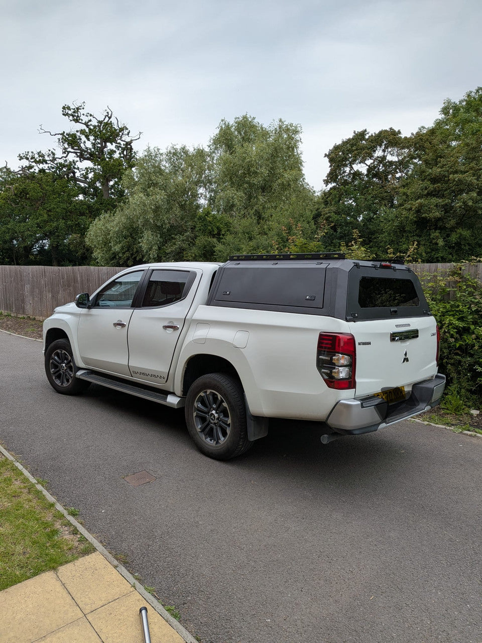 Canopy for Mitsubishi L200 2015-2024 Rear Hardtop Double Cab Metal Black 4x4