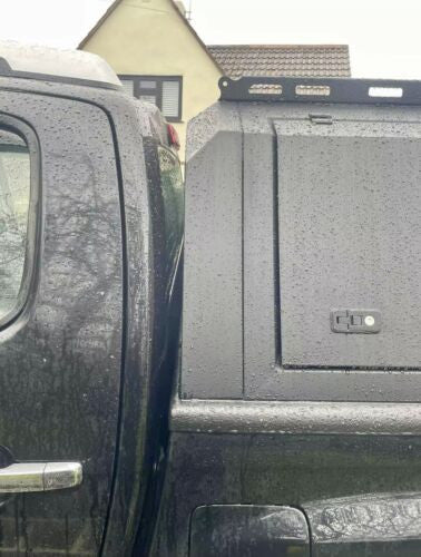 Isuzu D-Max Mk2 2012+ Rear Canopy Hardtop Double Cab Metal Black 4x4 Heavy Duty
