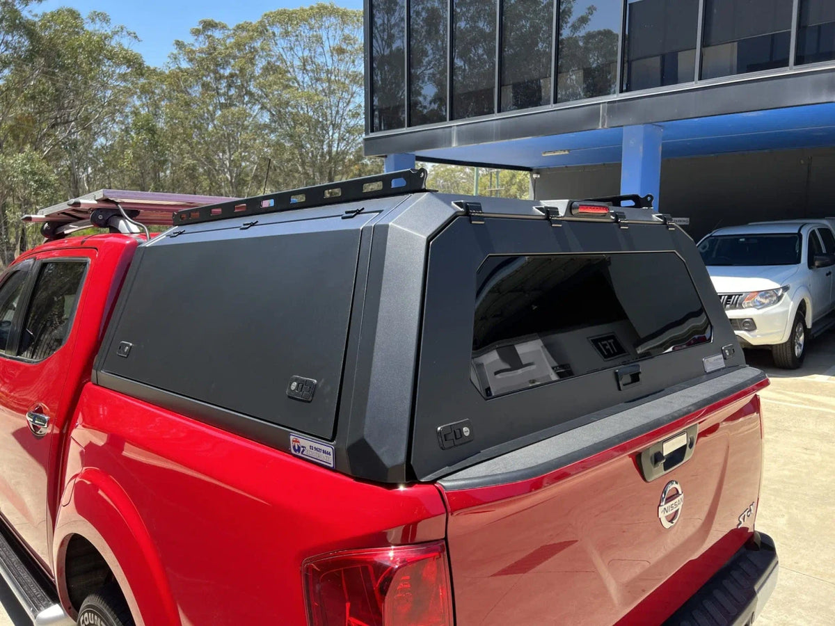 Rear Canopy Nissan Navara NP300 (2016+) Hardtop Double Cab Metal Black 4x4 Steel