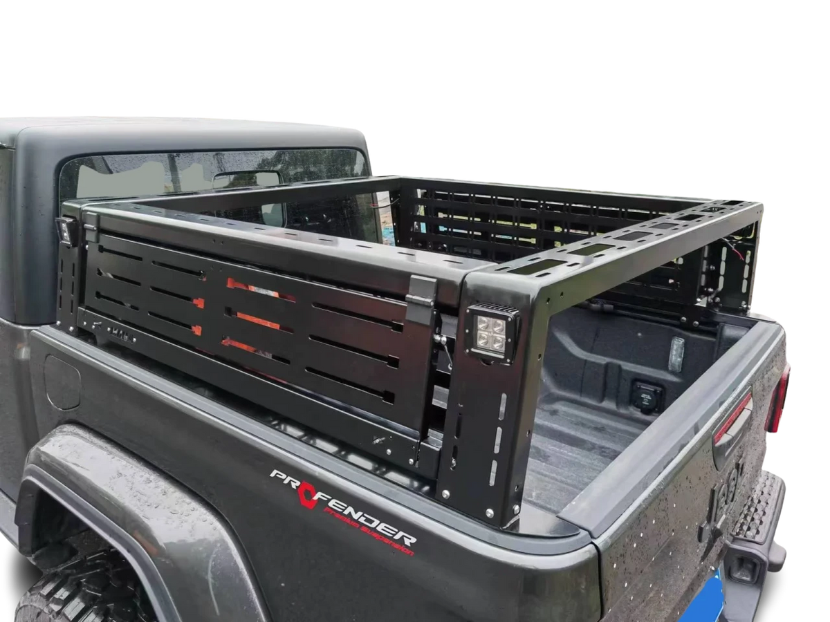 Pick Up Bed Utility Roll Bar SLIM Rack Tub Universal Adjustable Fitment Storage Frame
