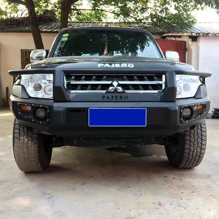 Steel Winch Bumper for MITSUBISHI PAJERO/ SHOGUN (2006-2021) V80/V90 Off Road 4x4 Bullbar Front