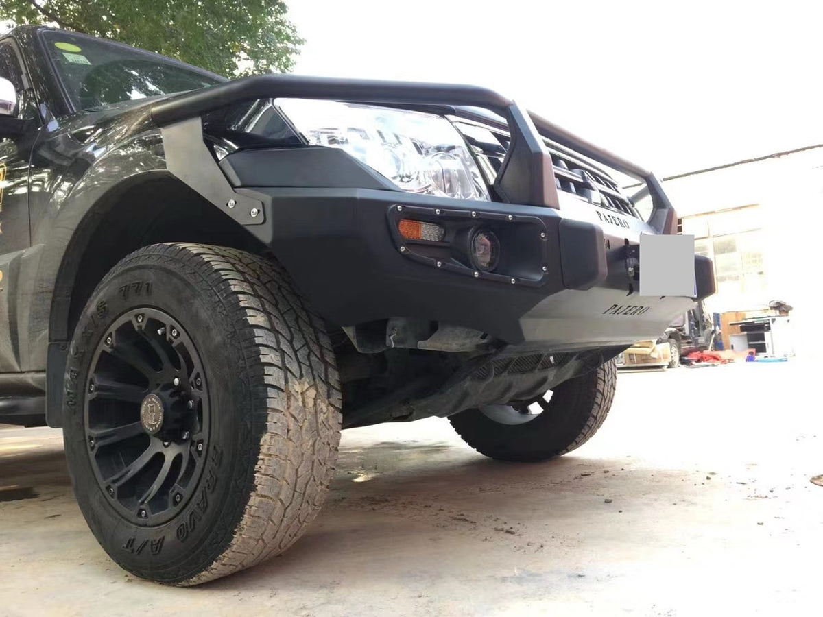 Steel Winch Bumper for MITSUBISHI PAJERO/ SHOGUN (2006-2021) V80/V90 Off Road 4x4 Bullbar Front