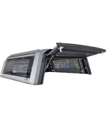 NEW! Aluminium “RAID” Canopy for Toyota Hilux 2016+ Double Cab Metal Black Apex4WD Cover