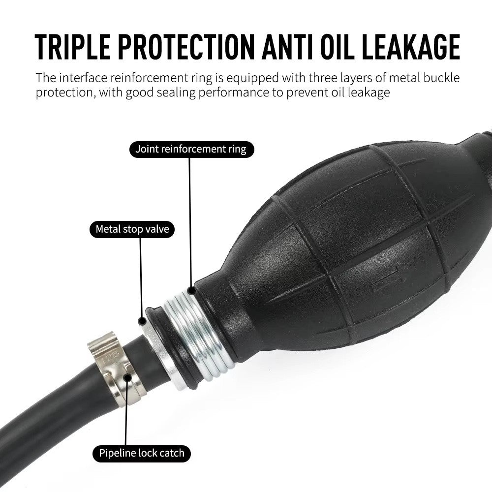 12L Fuel Tank for YAMAHA Outboard & 220cm Primer Hose Portable Boat Gas Marine