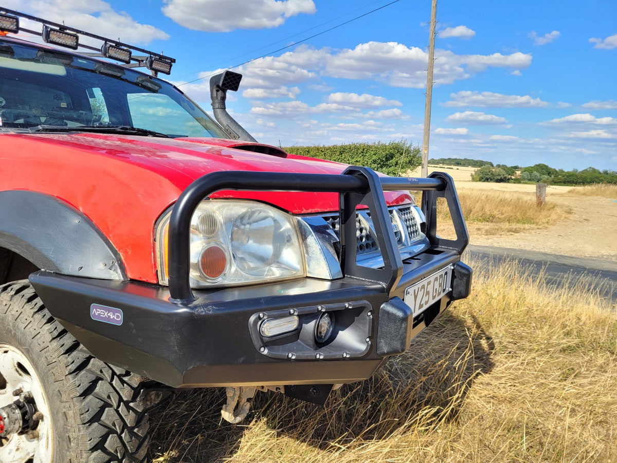 Steel Winch Bumper for NISSAN NAVARA D22 (1997-2005) Metal Bull Bar Oz Style