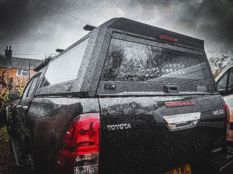 NEW! Aluminium “RAID” Canopy for Toyota Hilux 2016+ Double Cab Metal Black Apex4WD Cover