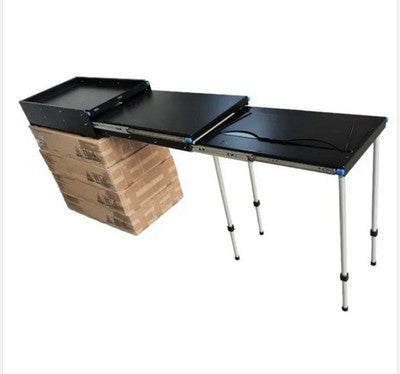 Modular Camping Slide Out Cooking Drawer System 4x4 Kitchen Setup Overland Black