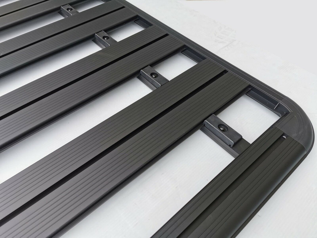 Aluminium Roof Rack for Toyota HILUX 2005-2015 Mk6 Mk7 VIGO Black - Slim Factory Fitment 135x125cm