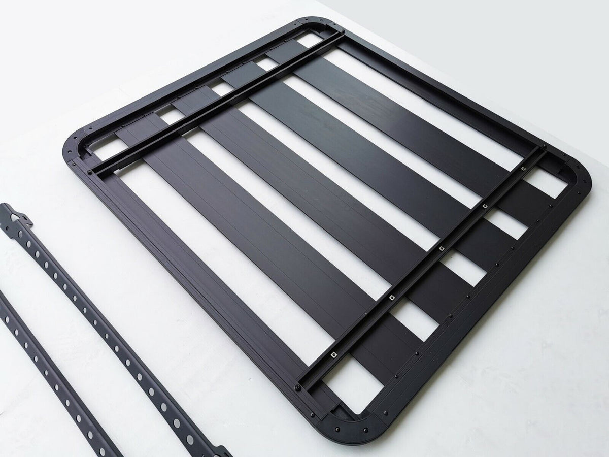 Aluminium Roof Rack for Toyota HILUX 2005-2015 Mk6 Mk7 VIGO Black - Slim Factory Fitment 135x125cm