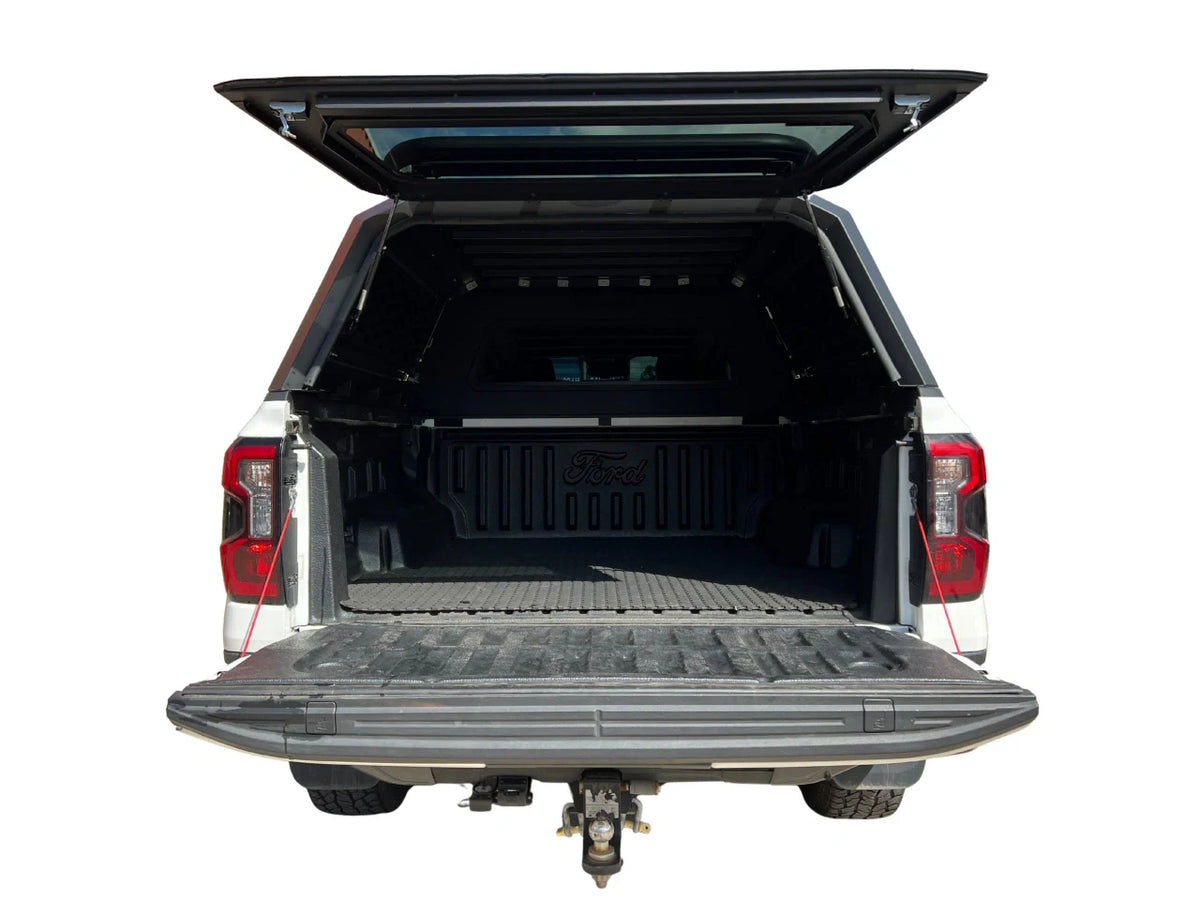 Canopy for FORD RANGER T9 & VW AMAROK 2022+ Rear Hardtop Double Cab Metal Black