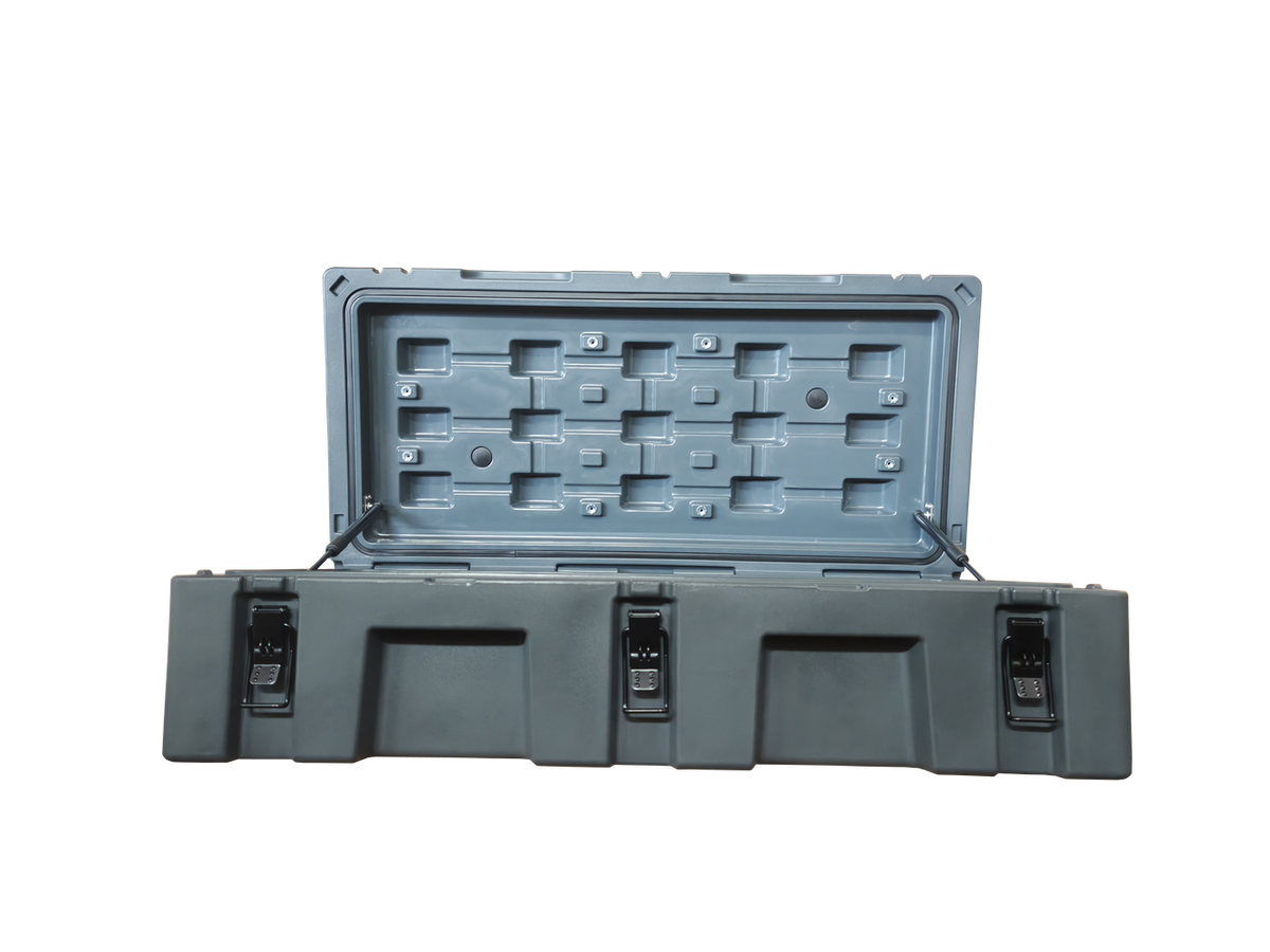 APEX4WD - 92L GREY - Heavy Duty Storage Overland Case Box Waterproof Cargo 4x4