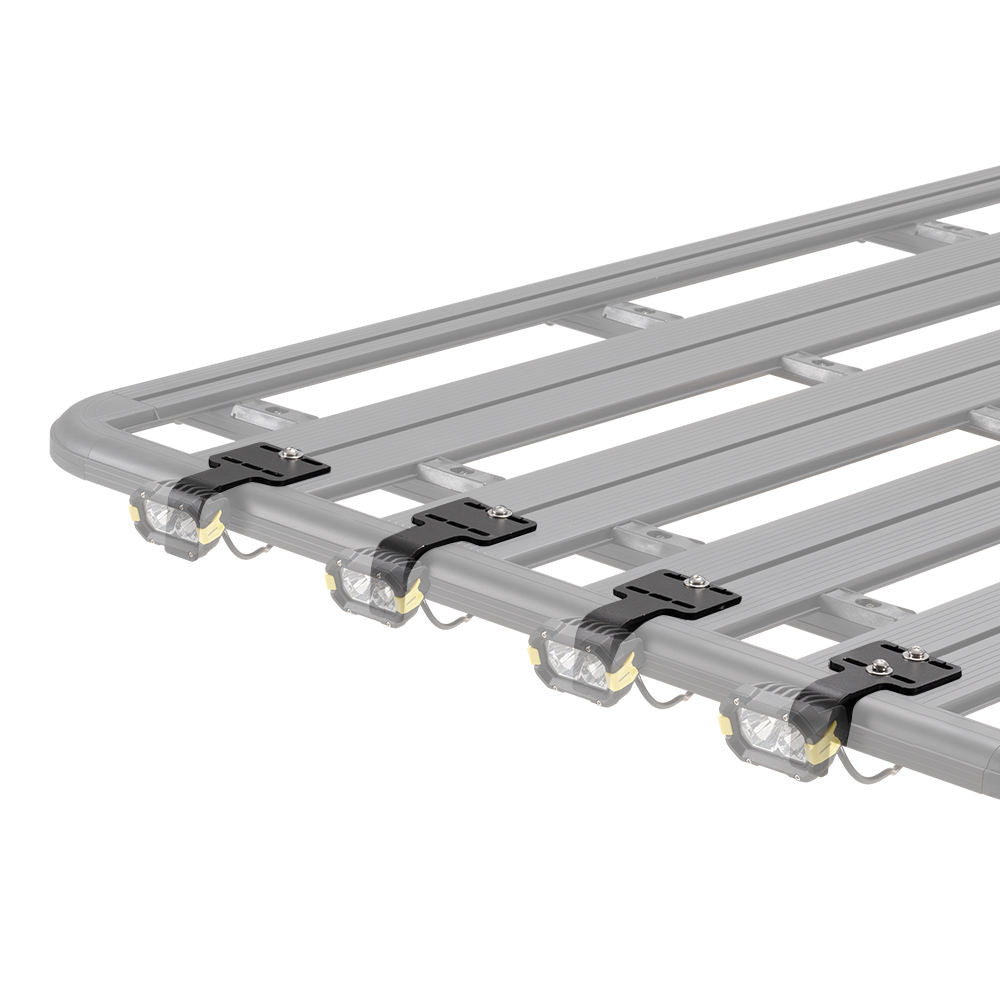 APEX4WD Roof Rack Light Mount Kit (Set of 4) for Aluminium Roof Rack Mounting