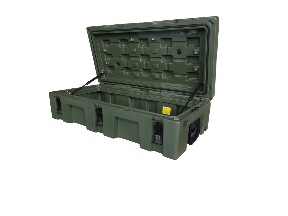 APEX4WD - 92L GREEN - Heavy Duty Storage Overland Case Box Waterproof Cargo 4x4