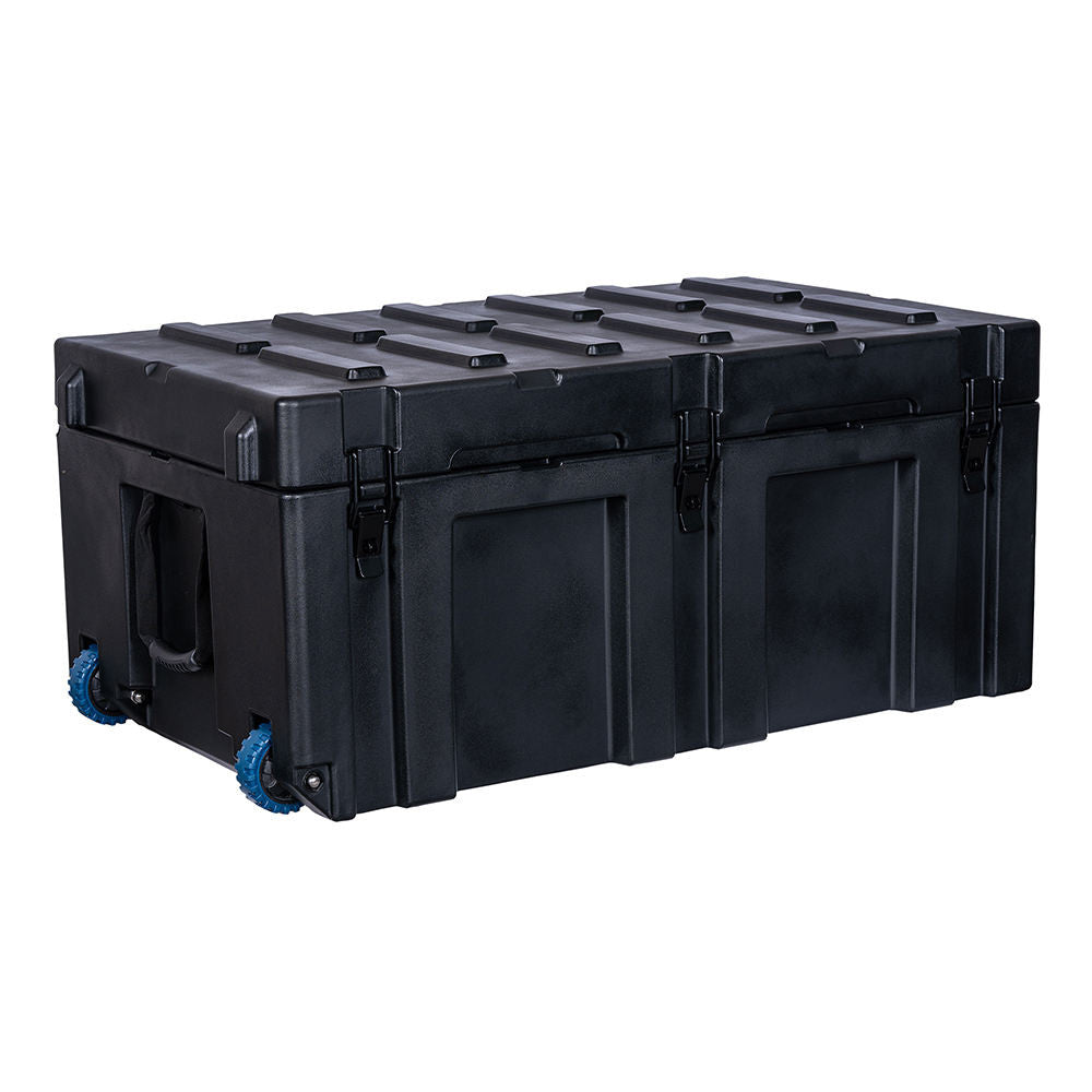 APEX4WD - 220L BLACK - Storage Overland Wheeled Case Box Waterproof Cargo 4x4