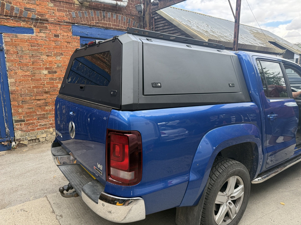 Canopy for Volkswagen AMAROK (2010-2022) Rear Hardtop Double Cab Metal Black VW