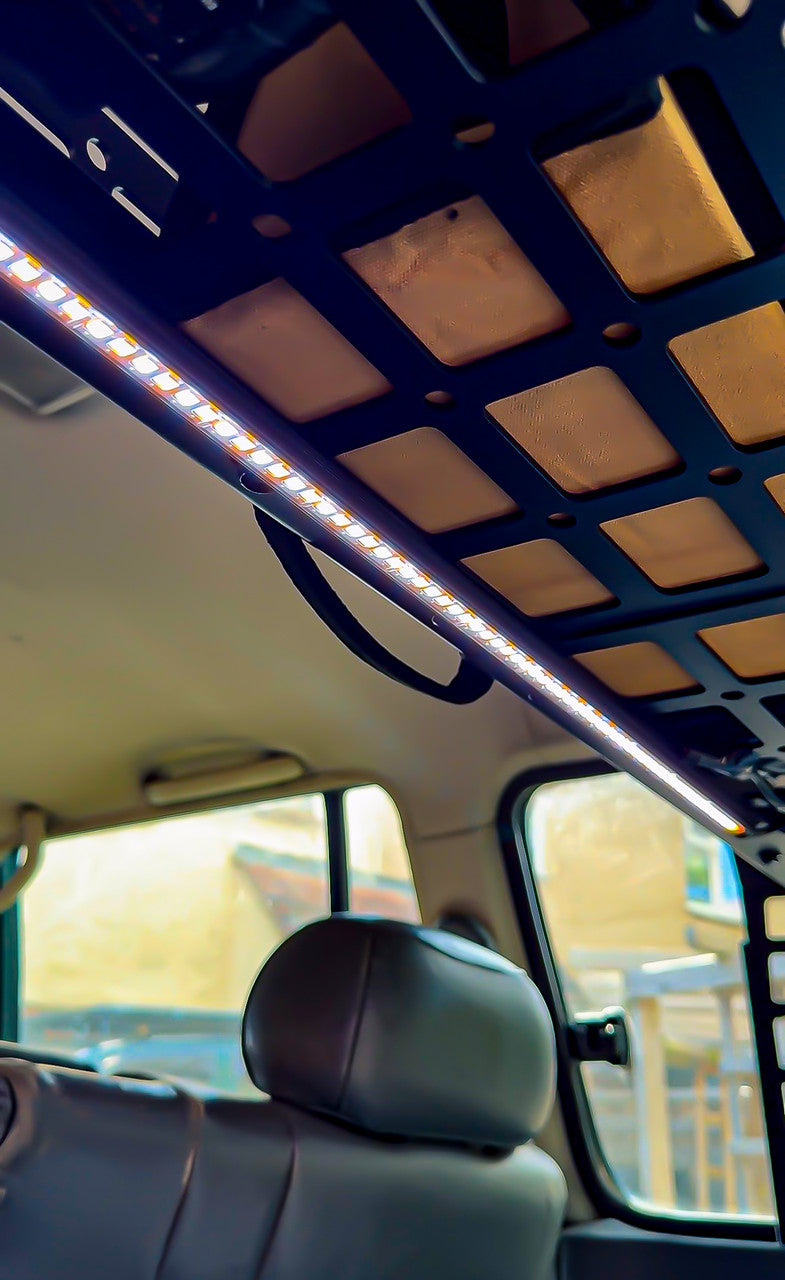 12V LED Camping Light Kit – 2x Dual Colour Bars, 6500K, IP67 Waterproof with Dimmer