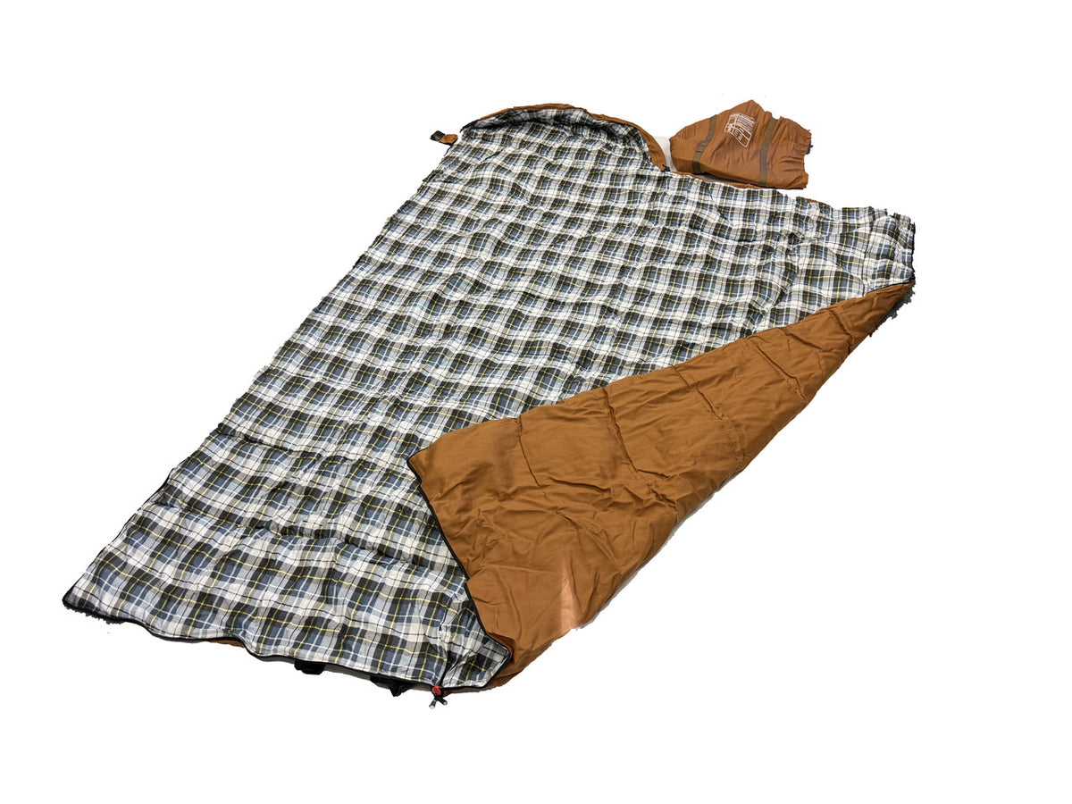 Premium 100% Cotton Canvas Sleeping Bag Single Person 2.7kg Heavy Thick