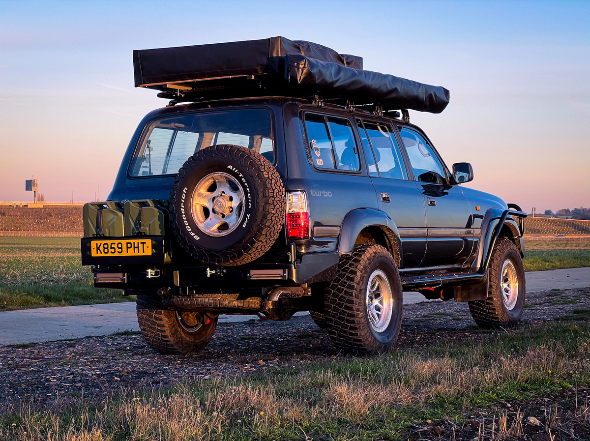 REAR Steel Bumper for TOYOTA LAND CRUISER 100 Series (1998-2007) Tyre Swing Jerry Can Off Road 4x4 Bullbar Oz Style
