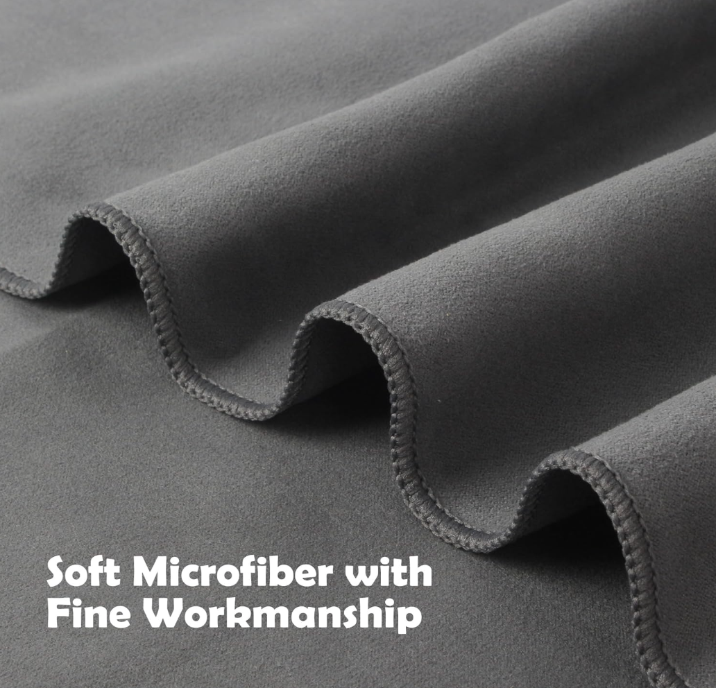 Large Microfibre Camping Travel Towel - 80 x 130cm - Quick Dry Compact Lightweight