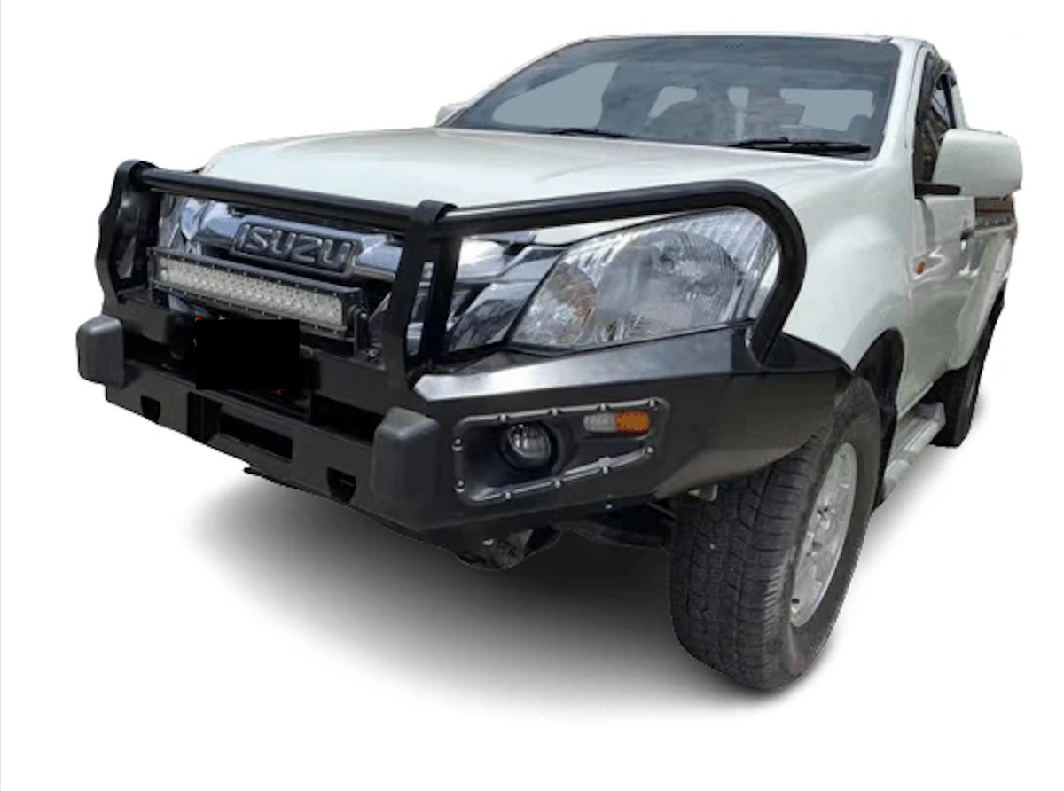Steel Winch Bumper for ISUZU DMAX (2012-2016) Metal Bull Bar Oz Style D-MAX 4x4