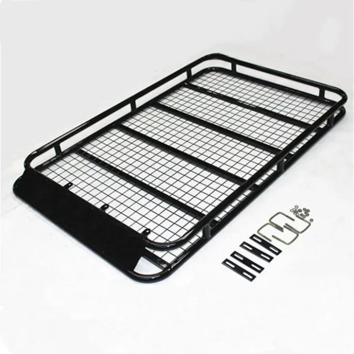 Metal Roof Rack Cargo Cage with sides 160x98cm and mounting brackets 4x4