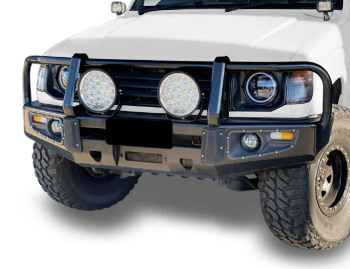 Steel Winch Bumper for MITSUBISHI PAJERO/ SHOGUN (1991-1999) V20/V30 Off Road 4x4 Bullbar Front
