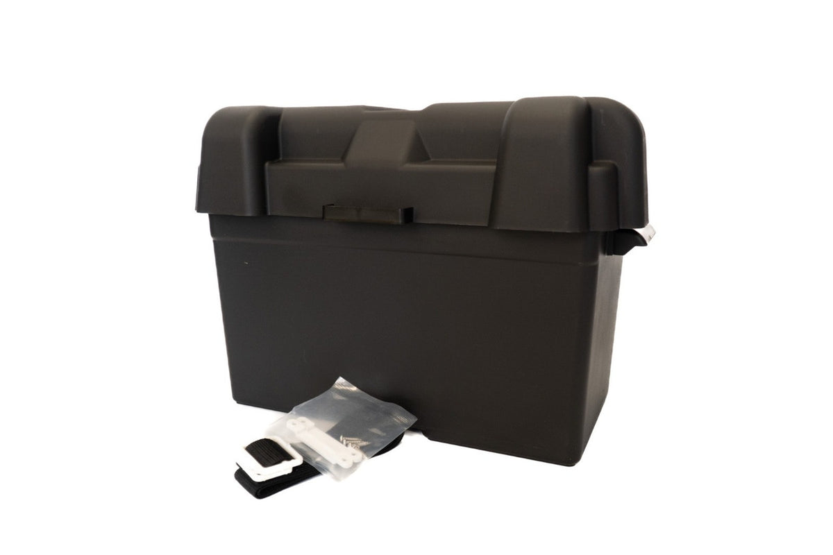 36cm Leisure Battery Box Portable Power Universal Large Enclosure Cover Camper