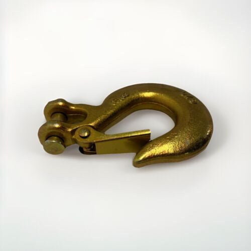 WINCH HOOK 3/8 INCH CLEVIS FORGED G70 FOR WINCHES TO 14,000LB SLIP HOOK SPRING