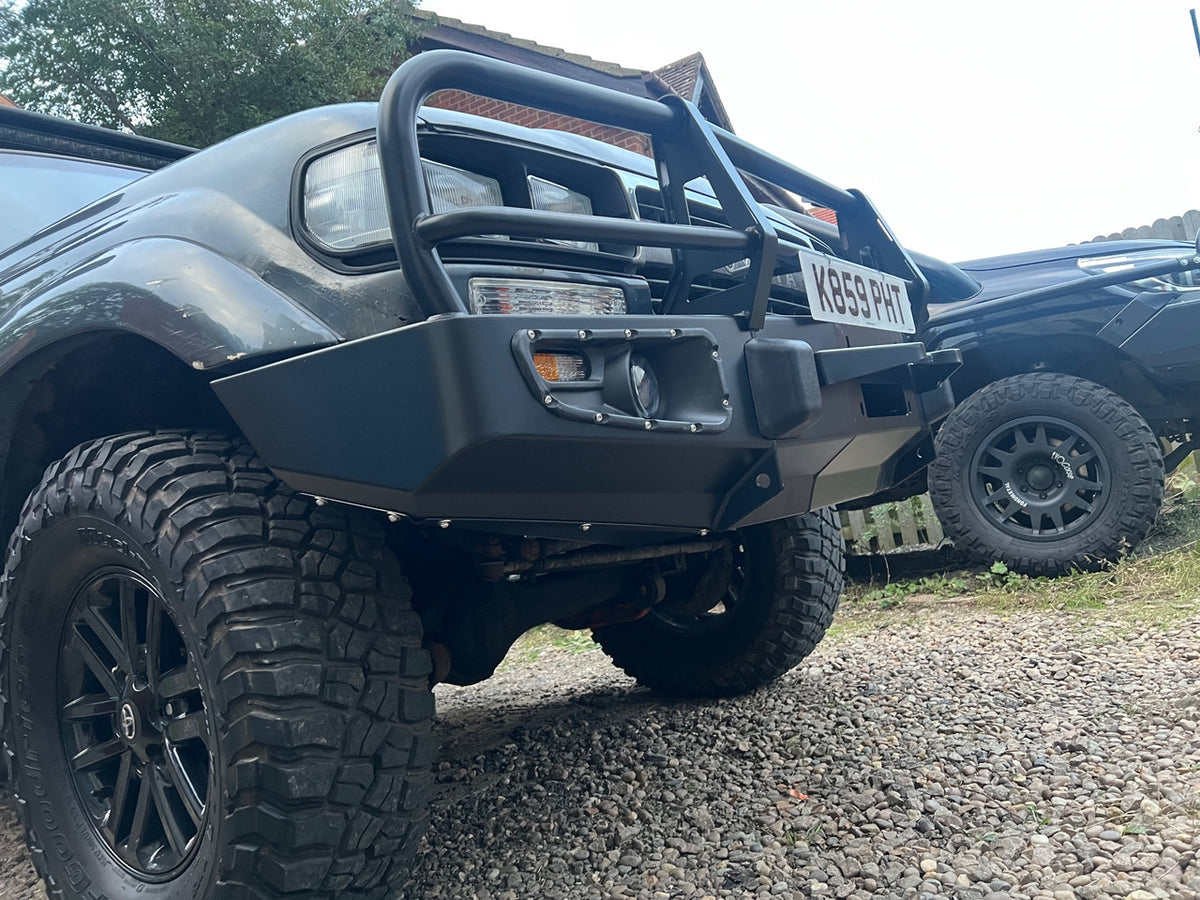 Steel Winch Bumper for TOYOTA LAND CRUISER 80 Series (1990-1997) Off Road 4x4 Bullbar Front Oz Style LC80 FJ80