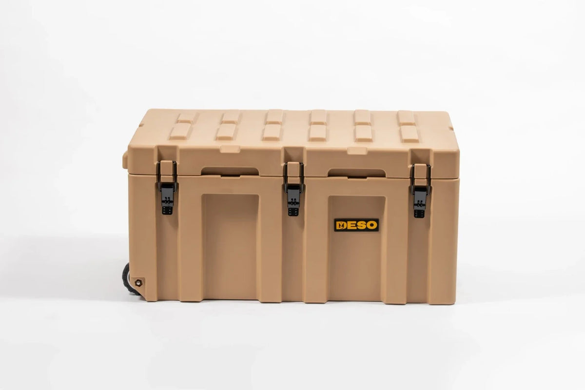 APEX4WD - 92L KHAKI TAN SAND - Storage Overland Case Box Waterproof Cargo 4x4