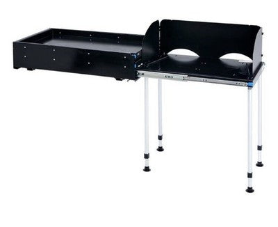 Modular Camping Slide Out Cooking Drawer System 4x4 Kitchen Setup Overland Black