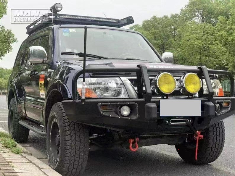 Steel Winch Bumper for MITSUBISHI PAJERO/ SHOGUN (1999-2006) V60/V70 Off Road 4x4 Bullbar Front