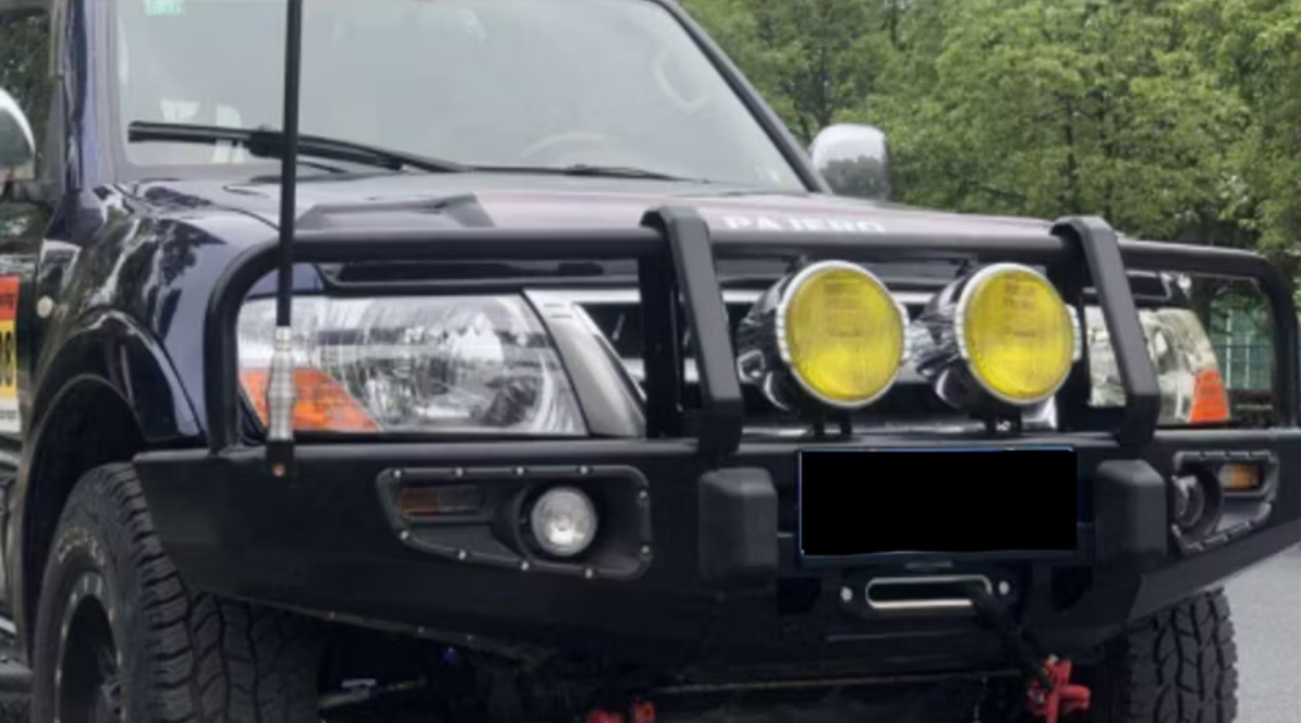 Steel Winch Bumper for MITSUBISHI PAJERO/ SHOGUN (1999-2006) V60/V70 Off Road 4x4 Bullbar Front