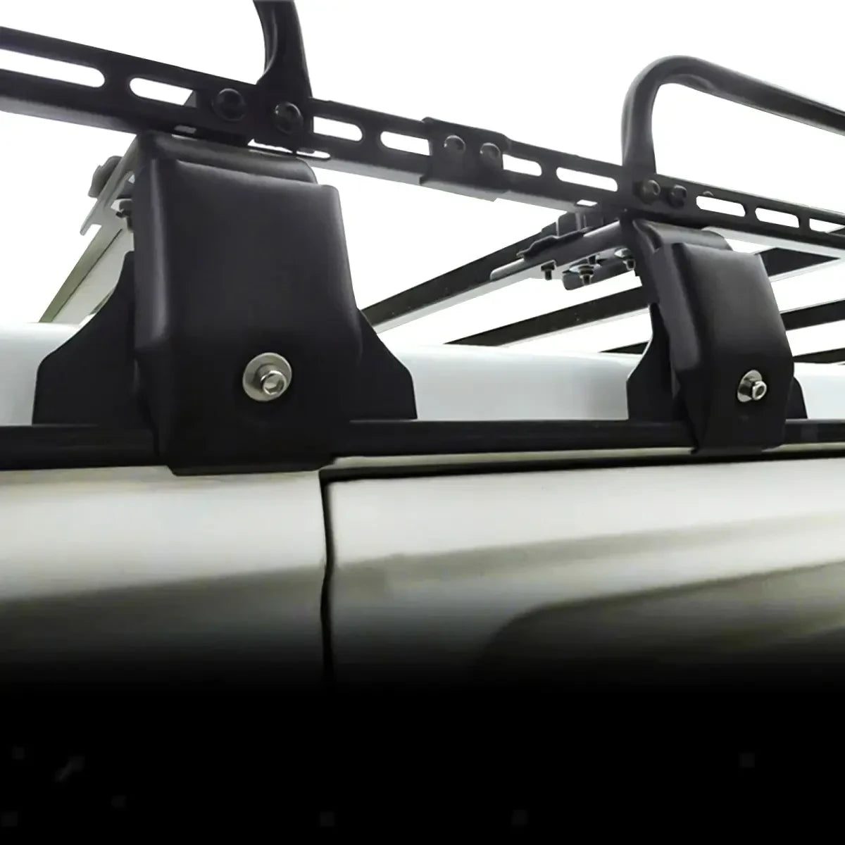 8x Replacement 6-inch 15cm Bracket for Apex4WD STEEL Roof Racks Set Gutter Mount