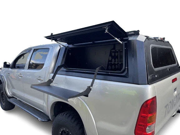 LEFT Side Storage Canopy Section Fold Out Kitchen For Steel Pickup Truck Canopy