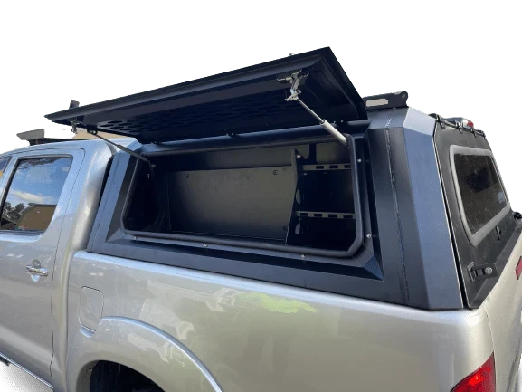 LEFT Side Storage Canopy Section Fold Out Kitchen For Steel Pickup Truck Canopy