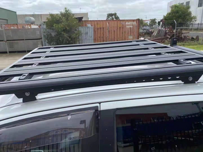 Aluminium Roof Rack for Toyota HILUX 2015+ Mk8 Mk9 Revo Black - Slim Factory Fitment